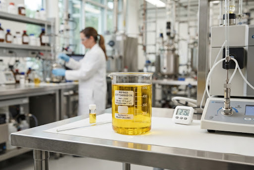 Refined cottonseed oil